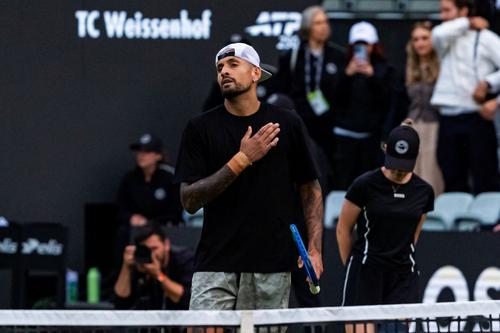 Nick Kyrgios după victoria în turul 1 la Stuttgart 2026 Foto: Imago Images