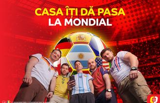 Casa Îți Dă Pasa la Mondial cu surprize garantate zi de zi, meci de meci