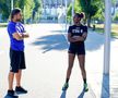 CSM București se antrenează pe Arena Națională » Antrenorul Adrian Vasile: „Stadionul arată bine şi  e o plăcere să alergi pe gazon”
