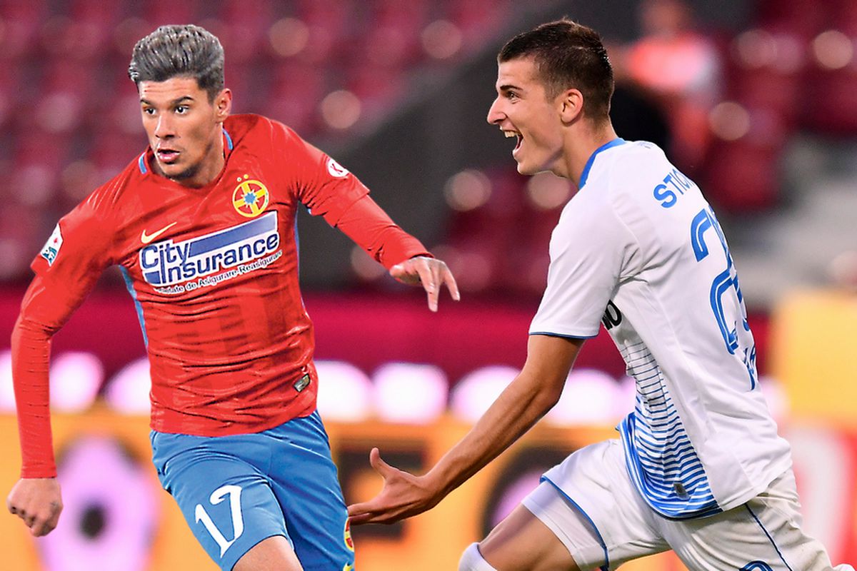 CRAIOVA - FCSB. Duel direct între cei mai buni atacanți români » Coman vs Mihăilă, confruntarea din care Rădoi va alege titularul naționalei