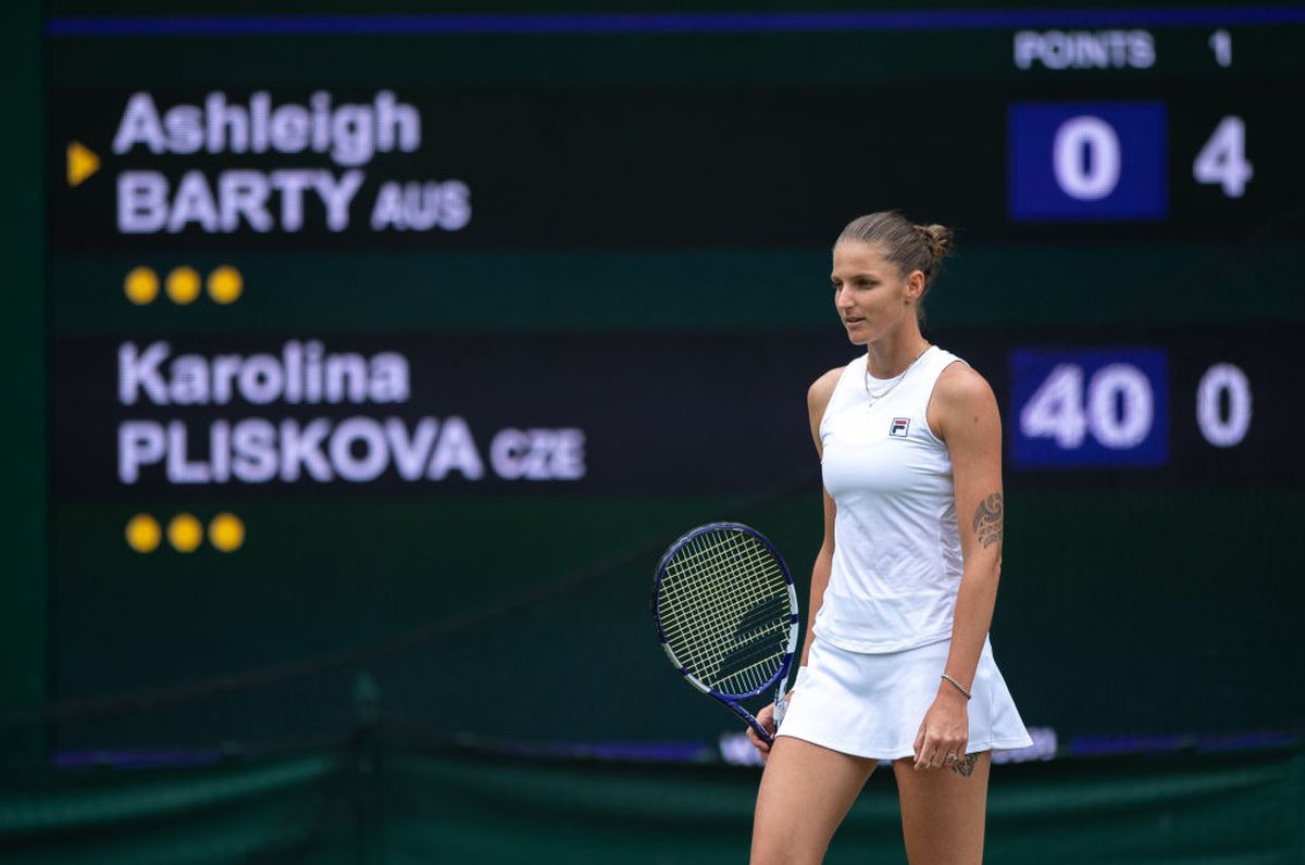 Ashleigh Barty - Karolina Pliskova, finala Wimbledon 2021