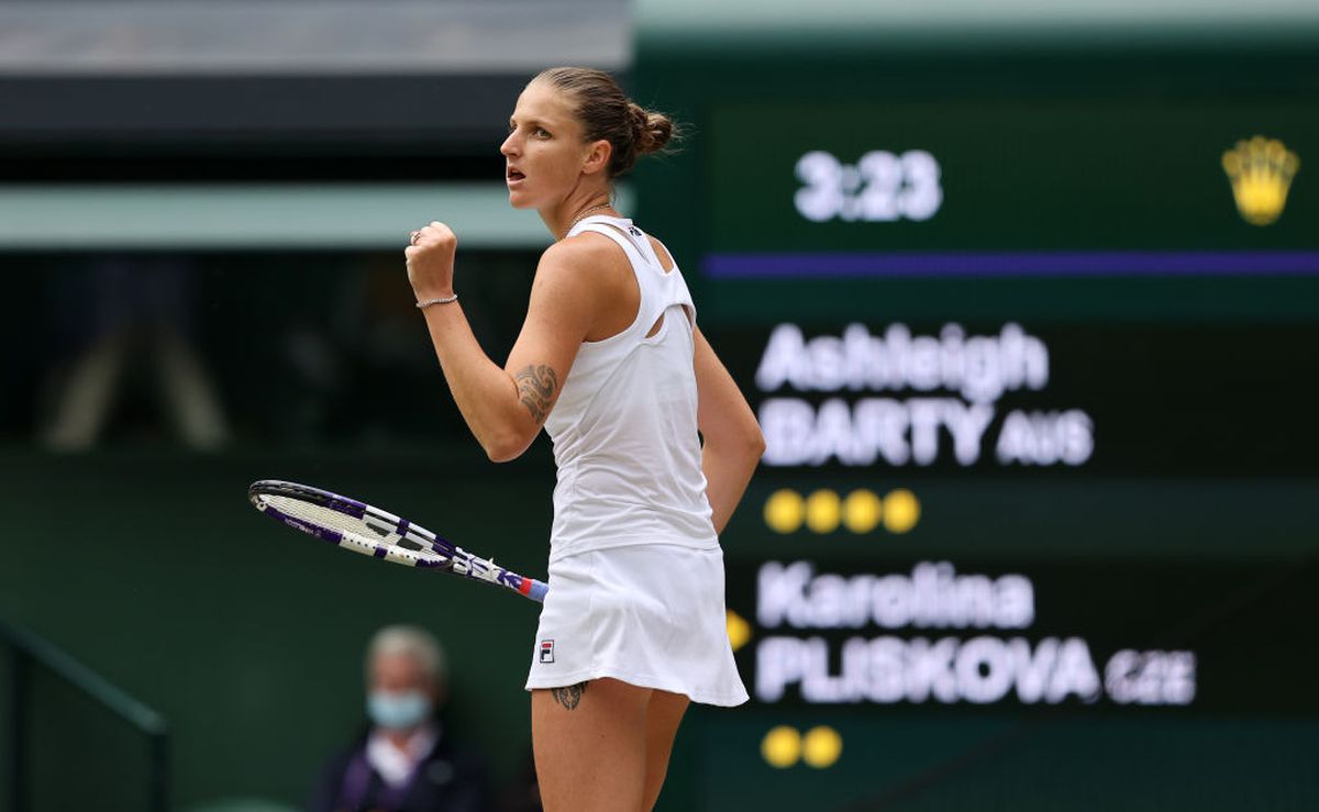 Ashleigh Barty - Karolina Pliskova, finala Wimbledon 2021