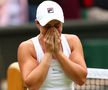 Ashleigh Barty (25 de ani, 1 WTA, Australia) e noua campioană de la Wimbledon, după 6-3, 6-7(4), 6-3 în finală cu Karolina Pliskova (29 de ani, 13 WTA, Cehia).