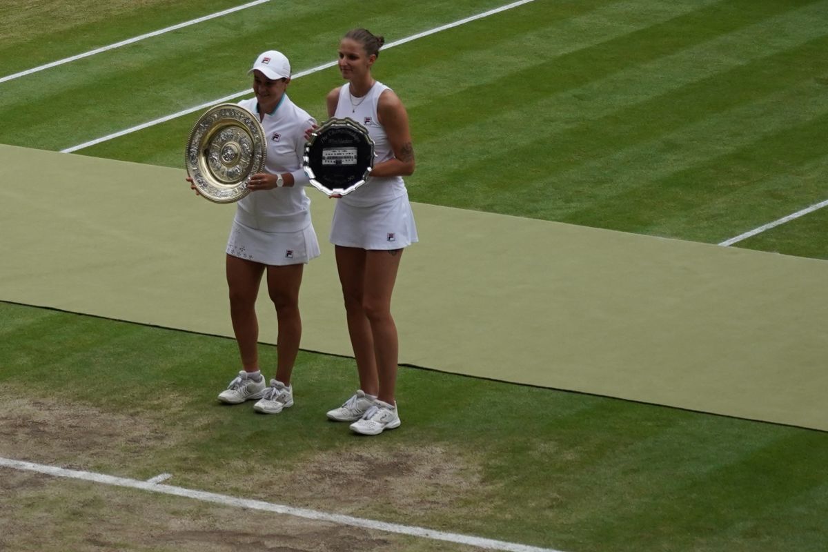 Ashleigh Barty - Karolina Pliskova, finala Wimbledon 2021