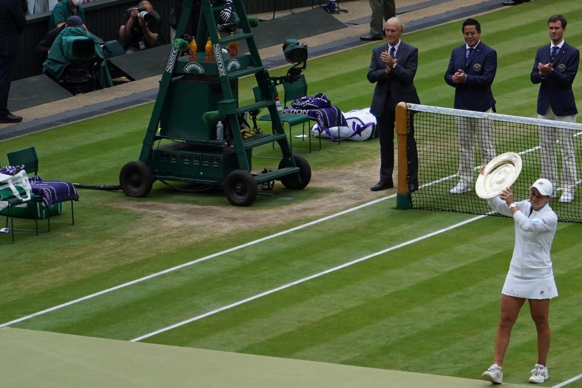 Ashleigh Barty - Karolina Pliskova, finala Wimbledon 2021