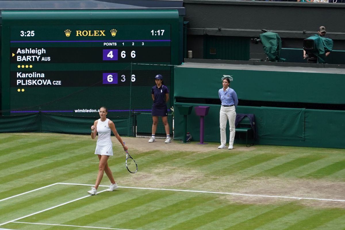Ashleigh Barty - Karolina Pliskova, finala Wimbledon 2021