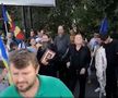 Gigi Becali, pe urmele „Bucharest Pride” » Patronul FCSB a stropit cu agheasmă și a cântat pe Calea Victoriei