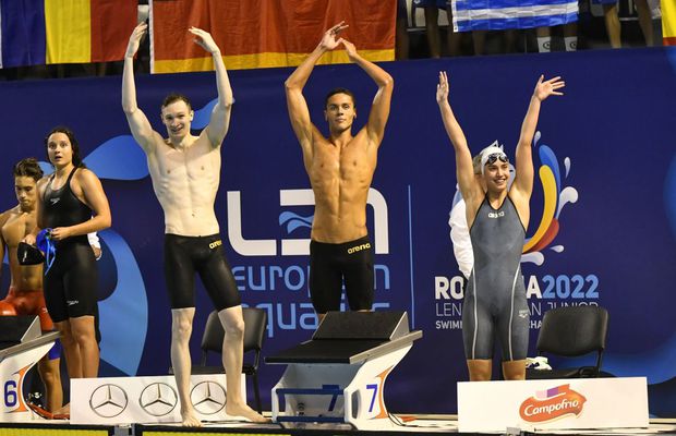 România, locul 3 în clasamentul medaliilor la Europenele de la Otopeni » David Popovici, MVP-ul competiției