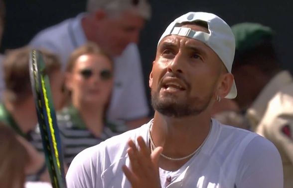 „E beată! Știu exact cine e” » Kyrgios s-a enervat în finala Wimbledon! I-a cerut arbitrului să dea afară o femeie din tribună