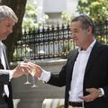 Cristiano Bergodi și Gigi Becali, în 2009, când italianul a fost antrenorul FCSB