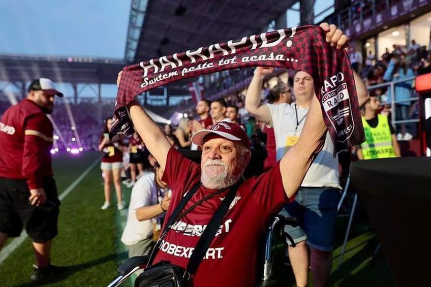 Ioan Mihai Mache, la centenarul Rapidului