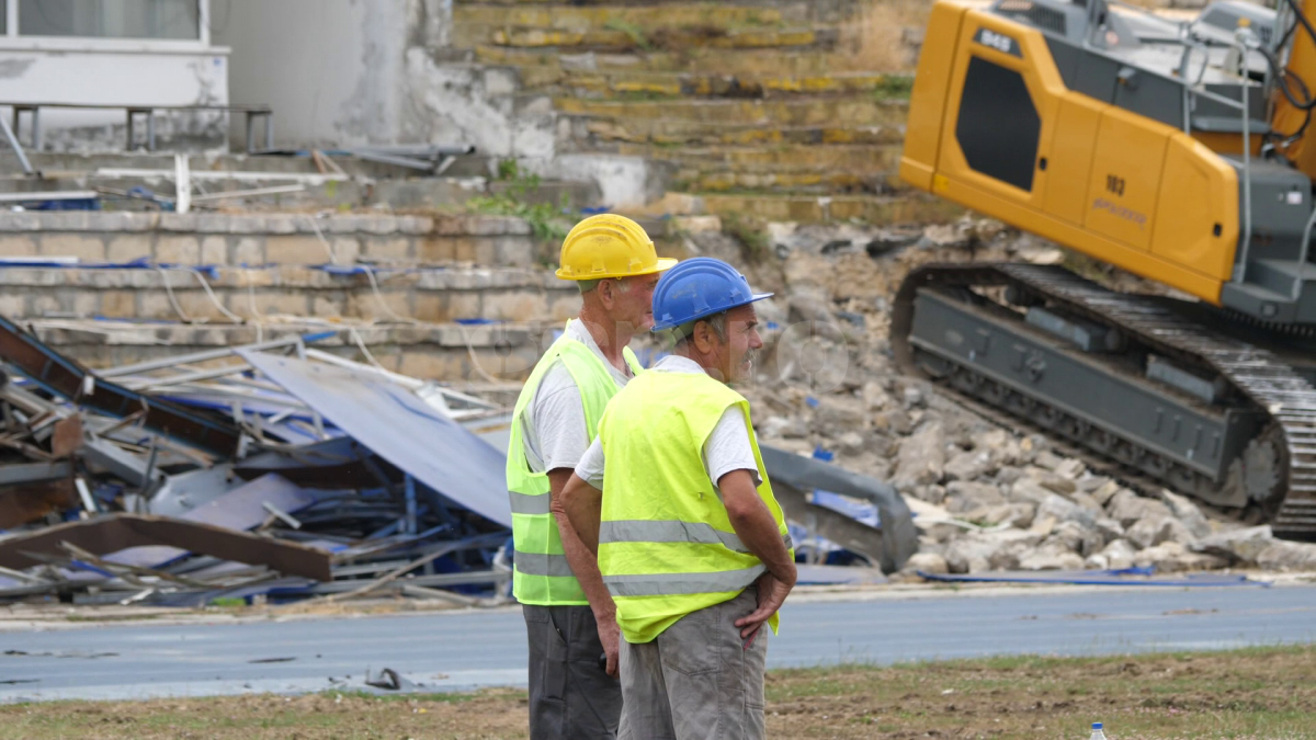 Demolare stadion Farul Constanța, 10 iulie 2023