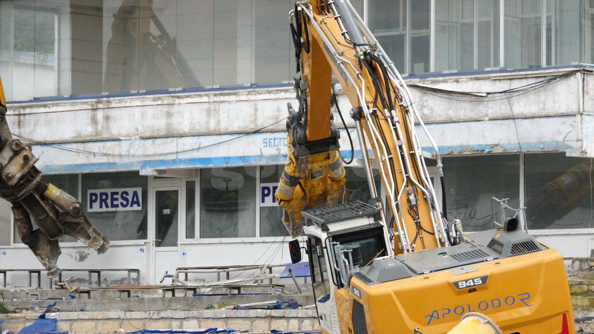 Demolare stadion Farul Constanța, 10 iulie 2023