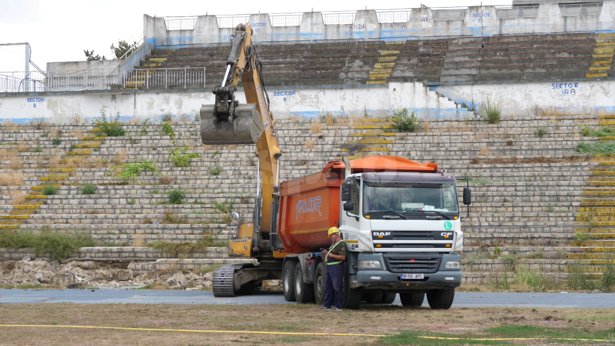 Demolare stadion Farul Constanța, 10 iulie 2023