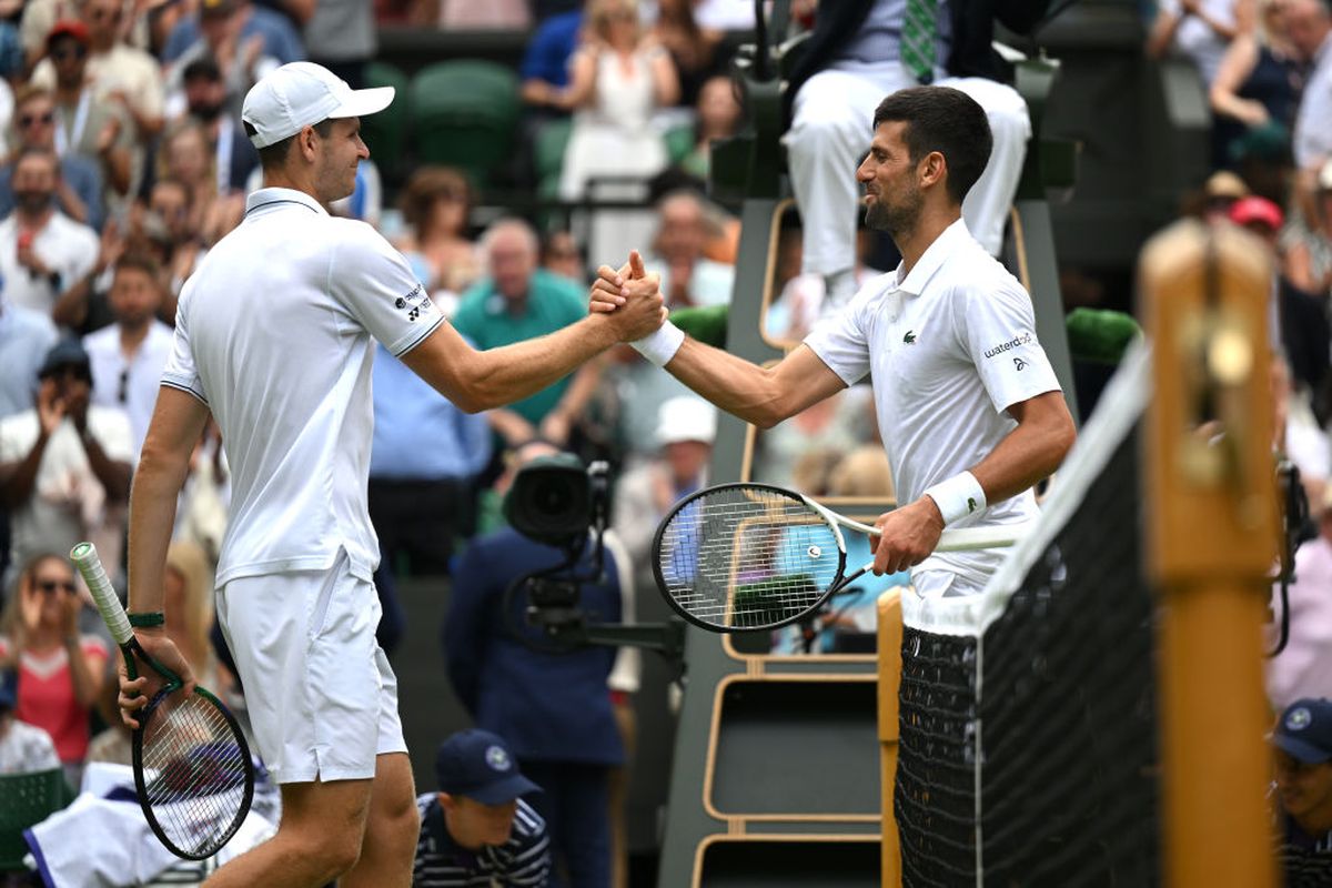 Novak Djokovic - Hubert Hurkacz, duel la Wimbledon 2023