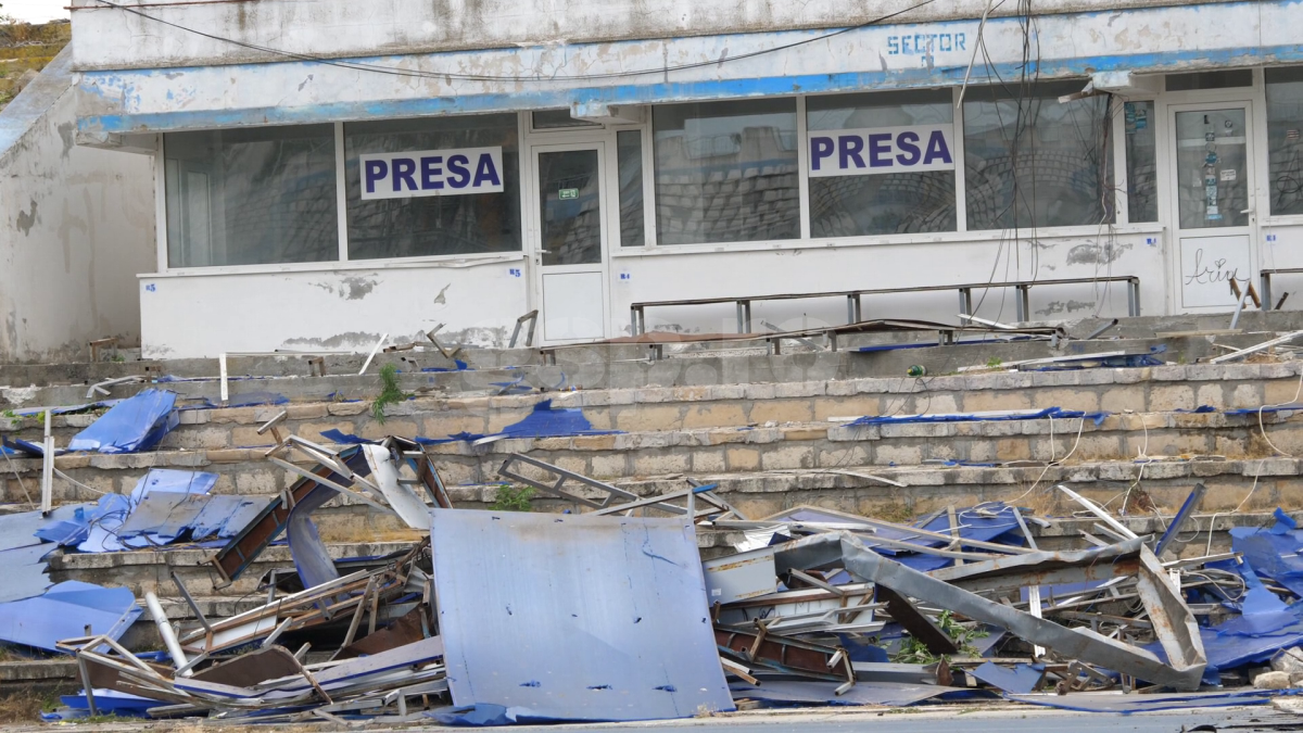 Demolare stadion Farul Constanța, 10 iulie 2023