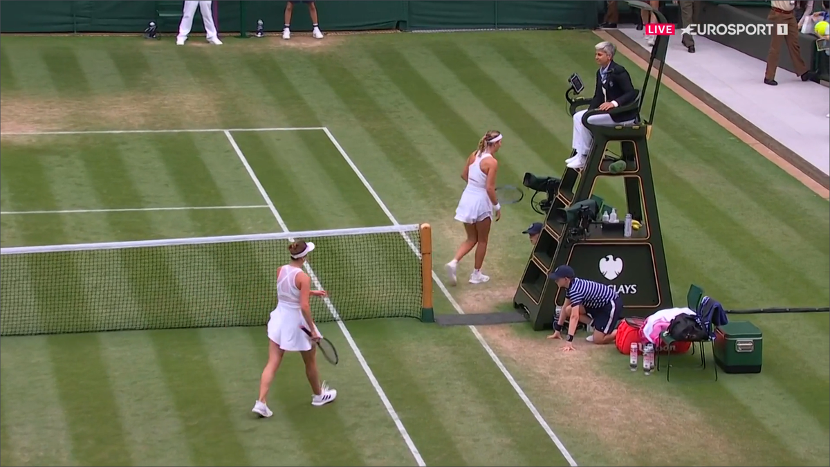 Momente tensionate, după duelul Svitolina - Azarenka de la Wimbledon » Fluierături din tribune: „Ce era să fac, să o aștept?”