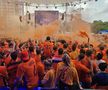 Atmosfera din fan zone-ul Olandei în timpul meciului cu Anglia, din semifinalele de la Euro 2024 / foto: Eduard Apostol