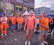 Atmosfera din fan zone-ul Olandei în timpul meciului cu Anglia, din semifinalele de la Euro 2024 / foto: Eduard Apostol