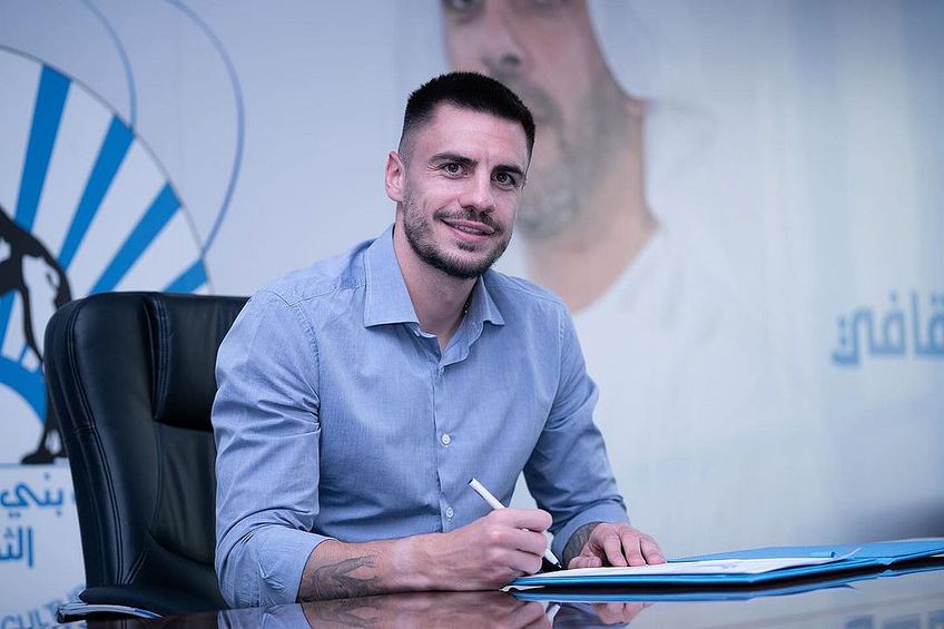 Andrei Burcă, prezentat oficial la Bani Yas. Sursă foto: Imago