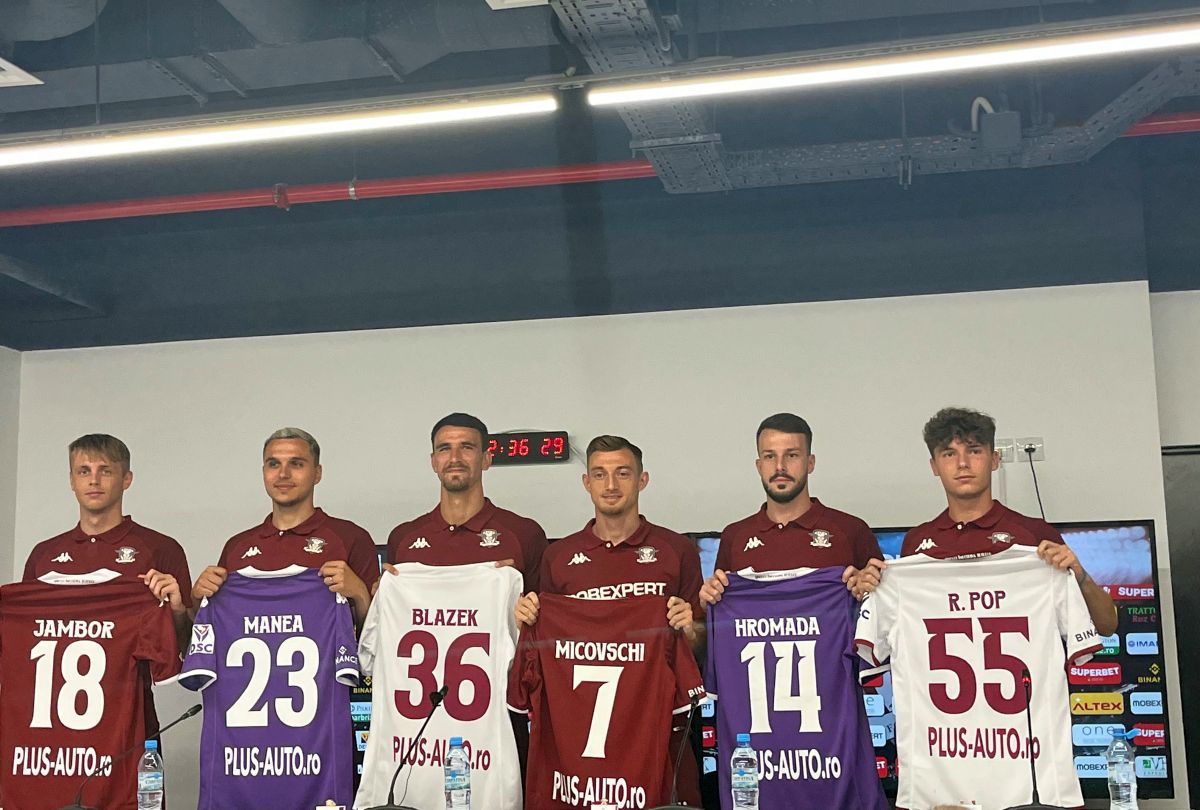 Rapid și-a prezentat achizițiile făcute în această vară! Cristi Manea, cel mai important transfer: „Nu credeam că în România voi găsi așa ceva”