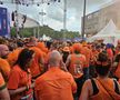 Atmosfera din fan zone-ul Olandei în timpul meciului cu Anglia, din semifinalele de la Euro 2024 / foto: Eduard Apostol