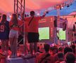 Atmosfera din fan zone-ul Olandei în timpul meciului cu Anglia, din semifinalele de la Euro 2024 / foto: Eduard Apostol