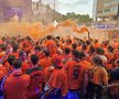 Atmosfera din fan zone-ul Olandei în timpul meciului cu Anglia, din semifinalele de la Euro 2024 / foto: Eduard Apostol