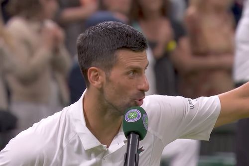 Novak Djokovic a părăsit un interviu după doar 98 de secunde. Foto: Captură YouTube