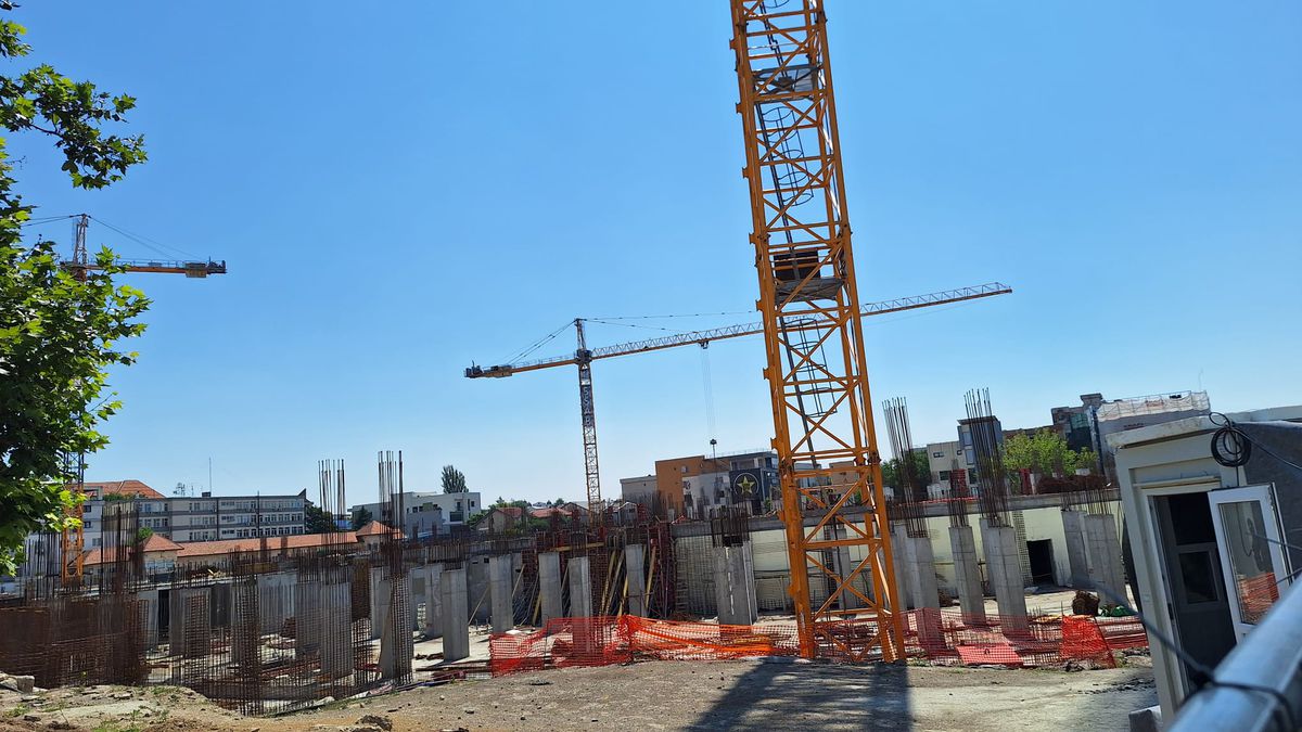 Primul velodrom interior din România se construiește în sudul țării » Imagini de pe șantierul care ar trebui finalizat în 2027