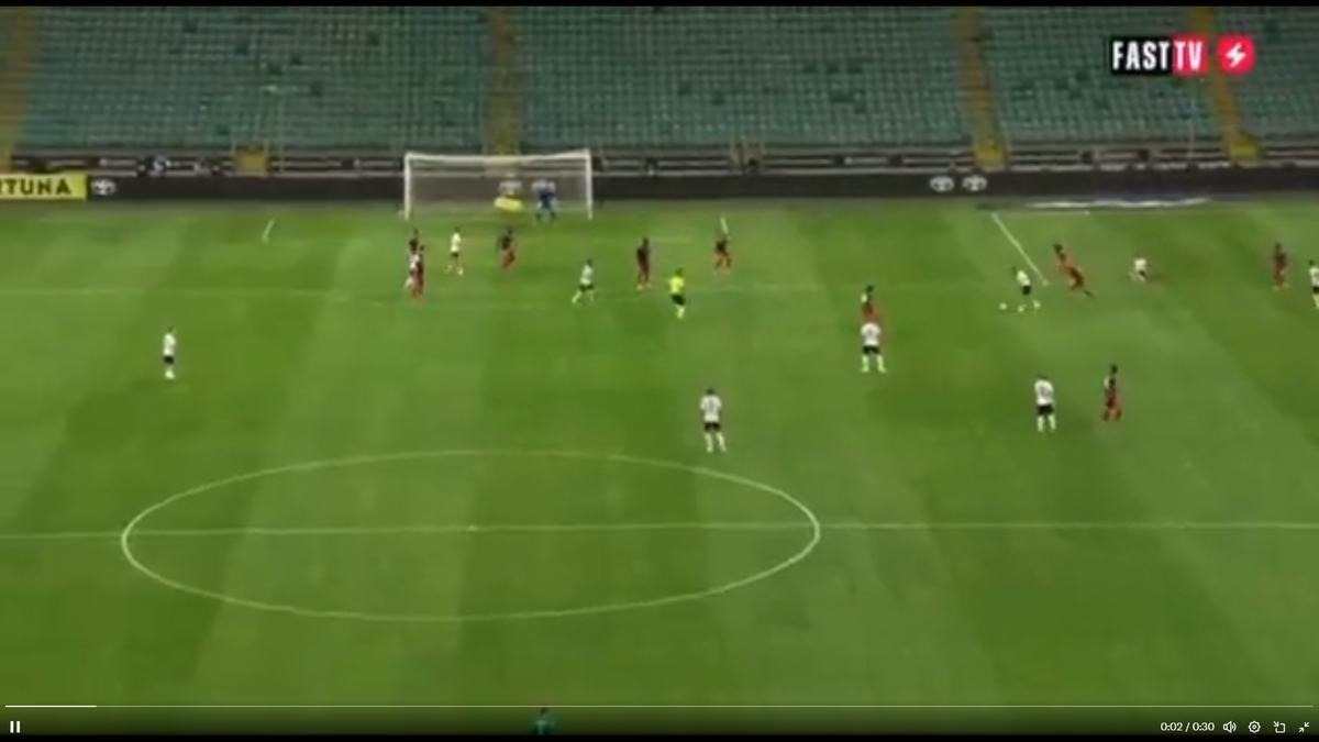 Andrei Vlad a primit un gol de toată frumusețea în Legia - Aktobe