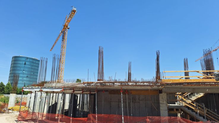 Imagini de pe șantierul velodromului interior de la Craiova, iulie 2025 (60)