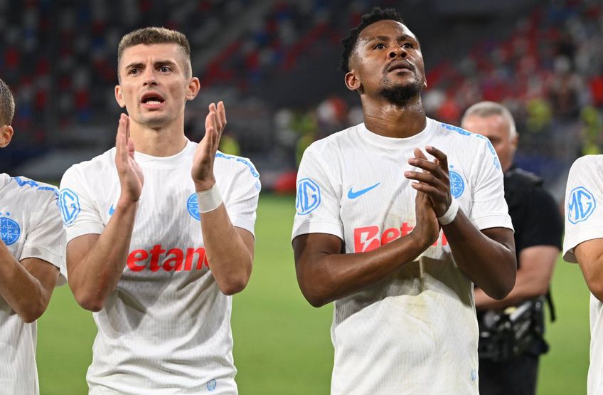 Florin Tănase și Siyabonga Ngezana în tricoul FCSB, foto: GSP