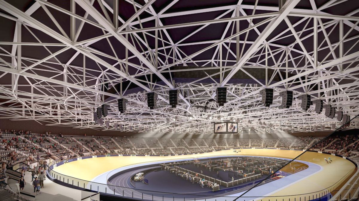 Primul velodrom interior din România se construiește în sudul țării » Imagini de pe șantierul care ar trebui finalizat în 2027