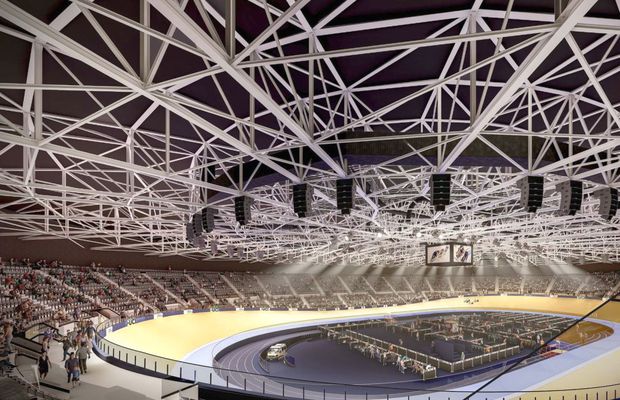 Primul velodrom interior din România se construiește în sudul țării » Imagini de pe șantierul care ar trebui finalizat în 2027
