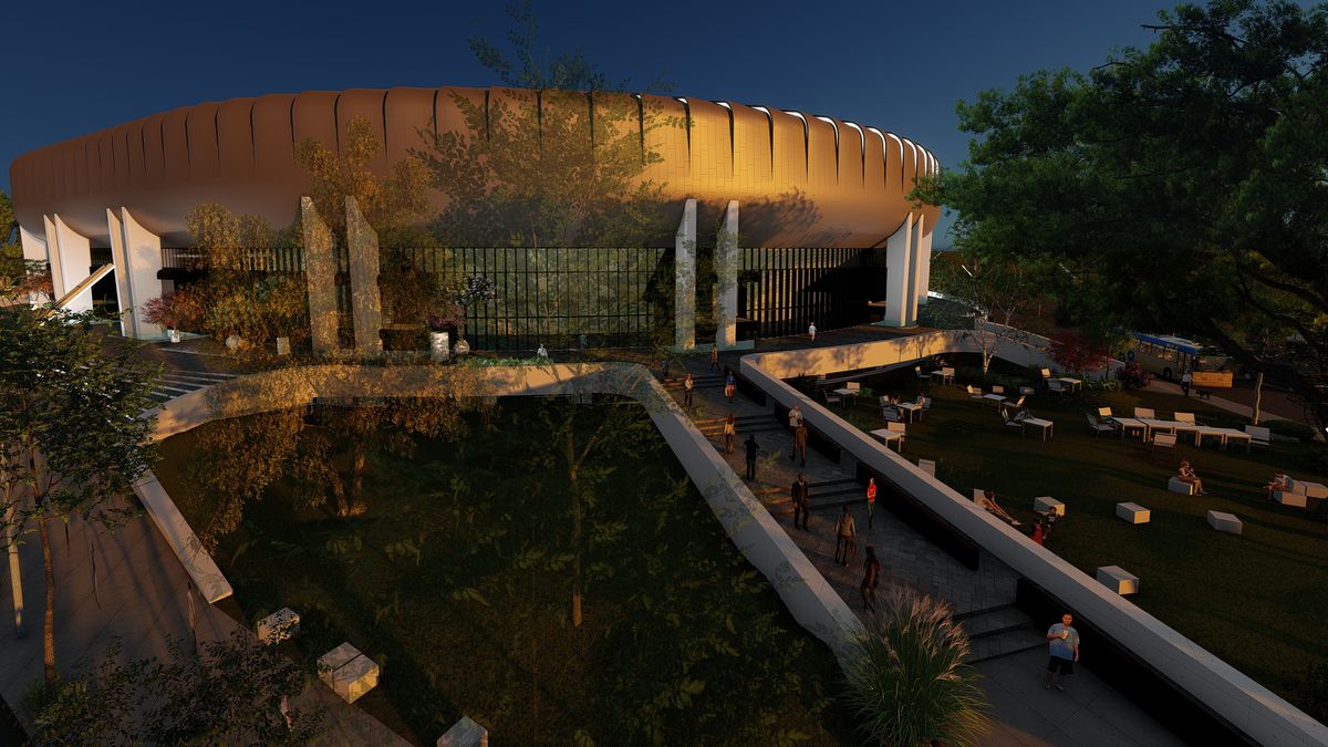 „Colosul” din inima orașului capătă contur » Imagini impresionante din dronă, direct de pe șantier