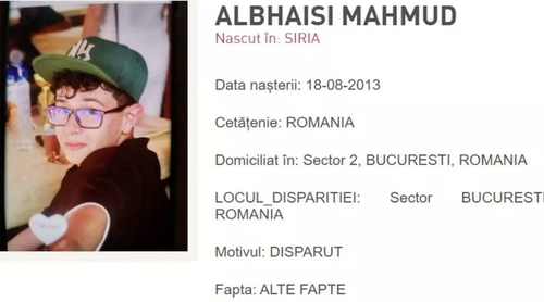 Albhaisi Mahmud, copilul dispărut în București, e înotător la CS Dinamo. A fost găsit în această dimineață
