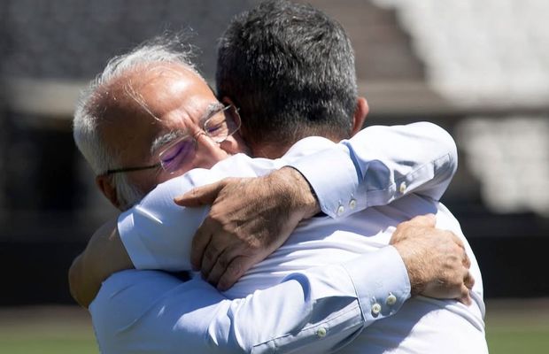 După 6 ani, Răzvan Lucescu a ajuns față în față cu patronul Ivan Savvidis: „Antrenorul și jucătorii au fost informați”