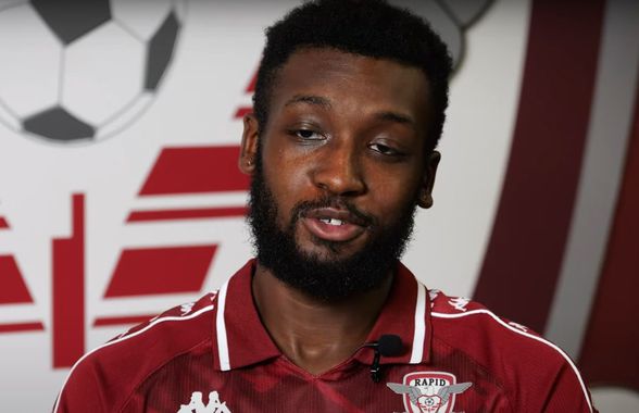 A venit cu gânduri mari la Rapid: „Vreau un trofeu și să fiu golgheterul campionatului”