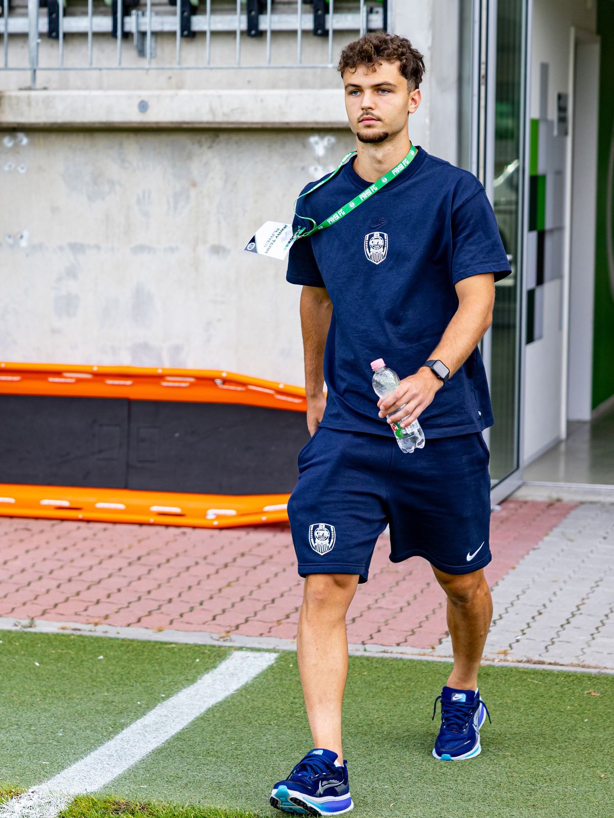 CFR Cluj la inspecția gazonului înaintea meciului cu Paksi