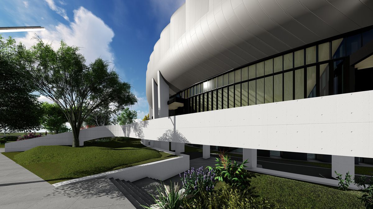 „Colosul” din inima orașului capătă contur » Imagini impresionante din dronă, direct de pe șantier