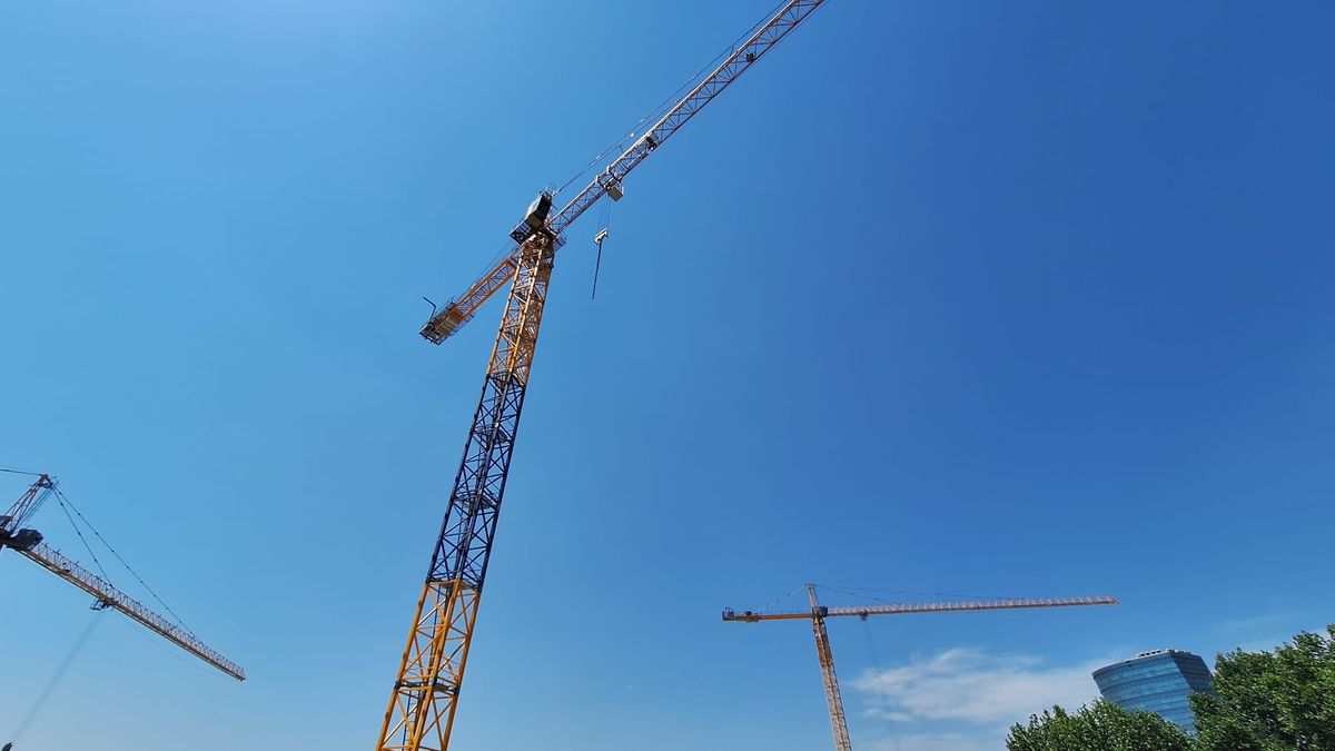 Imagini de pe șantierul velodromului interior de la Craiova, iulie 2025 // foto: GSP