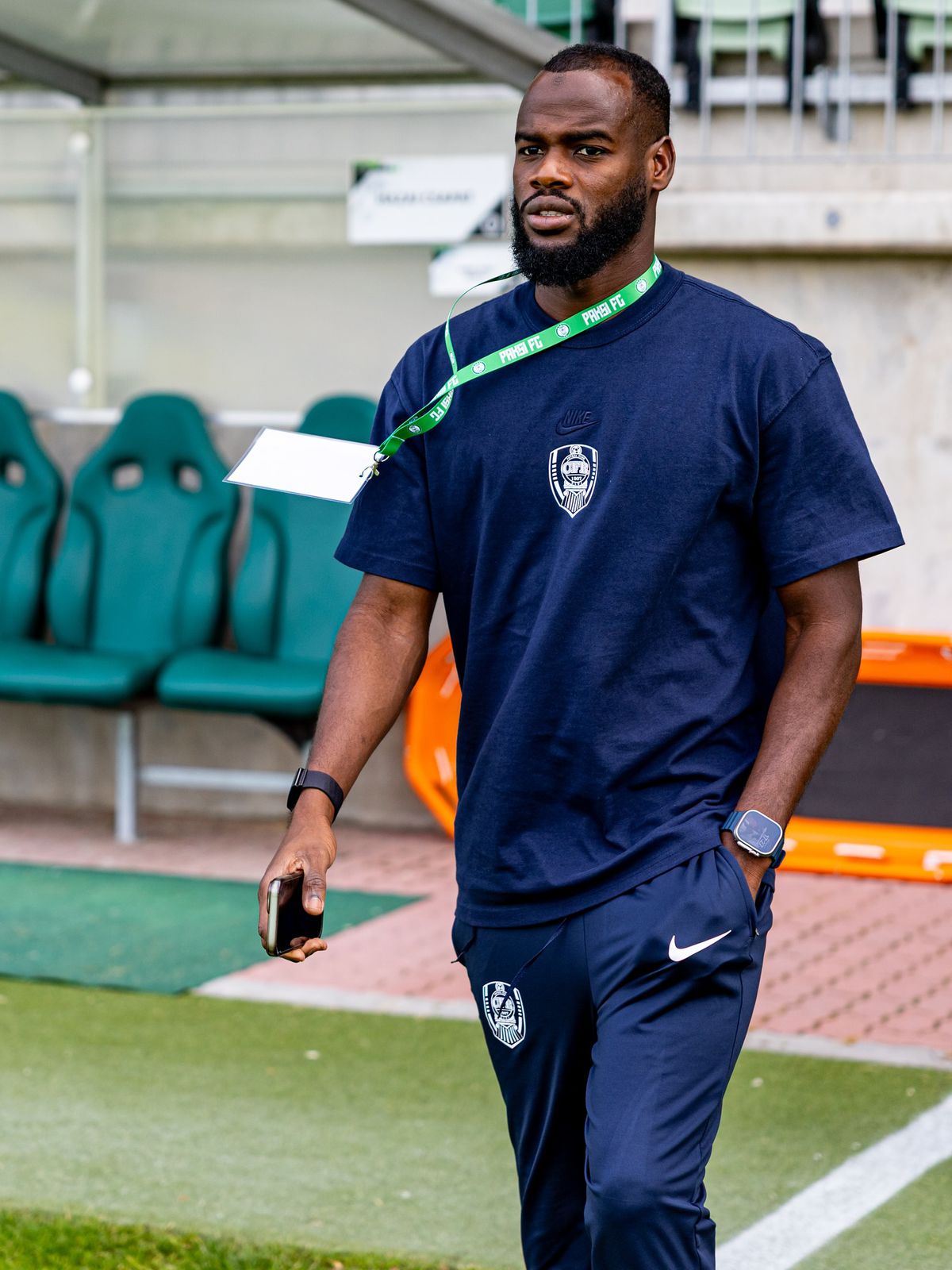 CFR Cluj la inspecția gazonului înaintea meciului cu Paksi