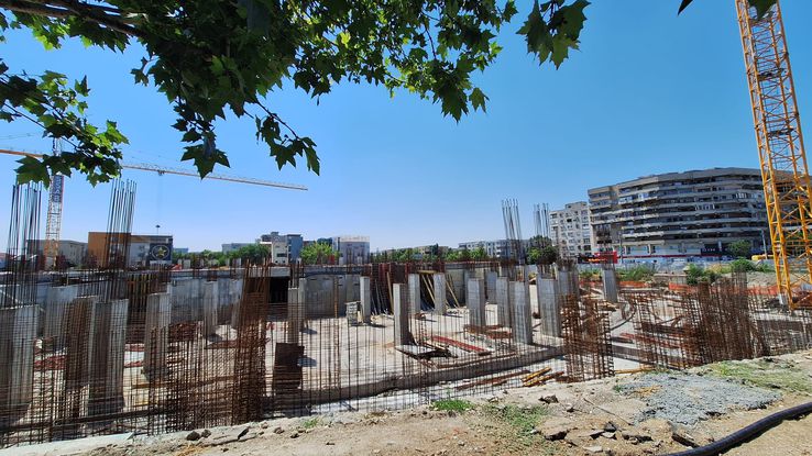 Imagini de pe șantierul velodromului interior de la Craiova, iulie 2025 (25)