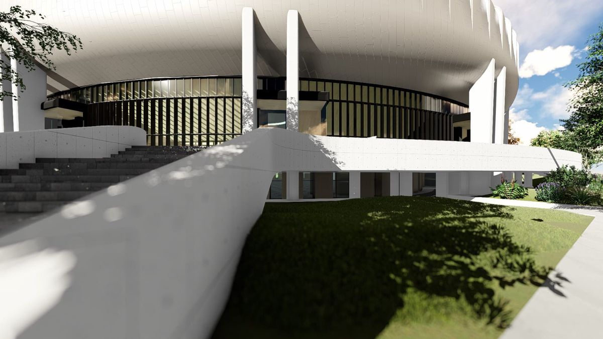 Randare - Velodromul interior de la Craiova / foto: Facebook