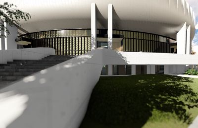 „Colosul” din inima orașului capătă contur » Imagini impresionante din dronă, direct de pe șantier