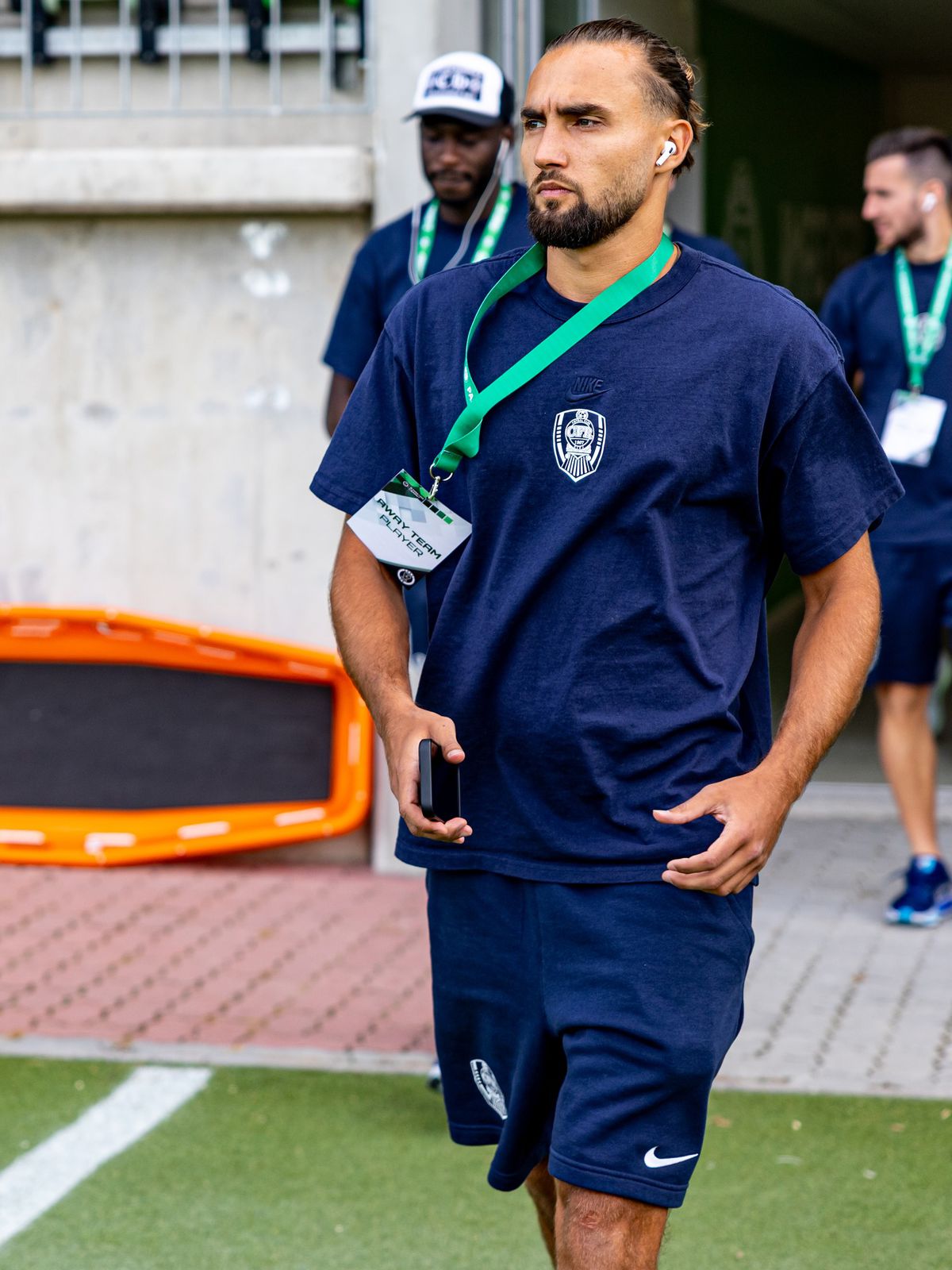 CFR Cluj la inspecția gazonului înaintea meciului cu Paksi