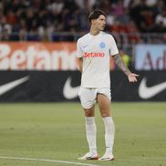 David Miculescu, accidentat în FCSB - Inter d'Escaldes // foto: Cristi Preda (GSP)