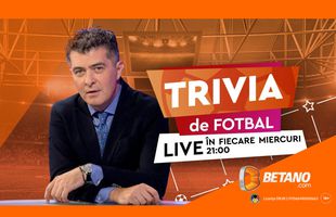 Trivia de Fotbal revine pe Betano miercuri, de la 21:00