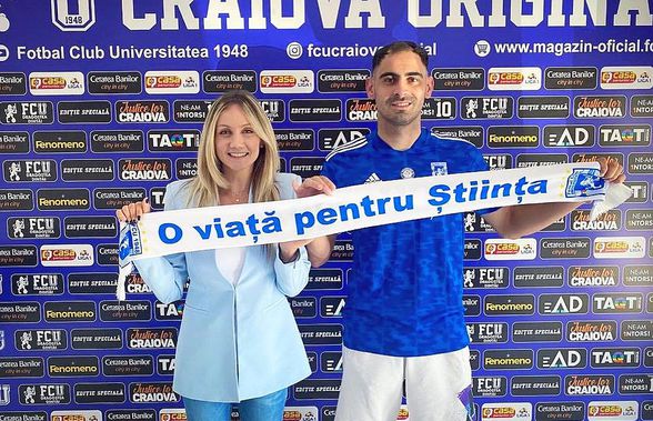 FCU Craiova, două transferuri într-o zi! A semnat fotbalistul Luanei și s-a întors „fiul rătăcitor” al lui Mititelu